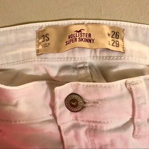Hollister White Skinny Jeans